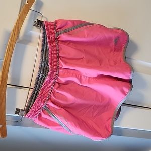Adidas pink/gray running athletic shorts!